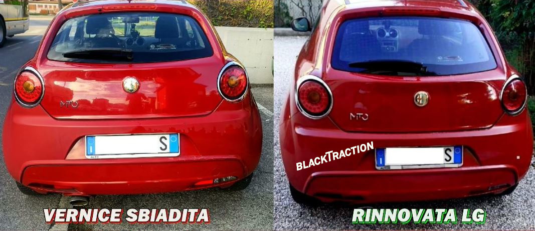 CONFRONTO LG VERNICE SBIADITA AUTO ALFA 2026 blacktraction marco cisolla ok